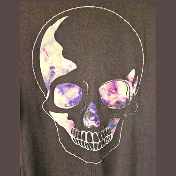 TORRID PLUS SIZE PERFORMANCE Cotton Short SleeveβSKULL Active Tee. - Picture 4 of 15